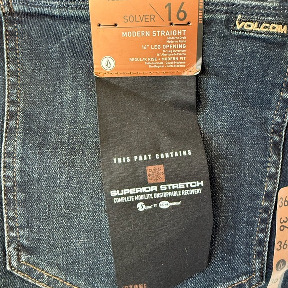 Volvom Solver Modern Straight Jeans - Picture 4 of 5